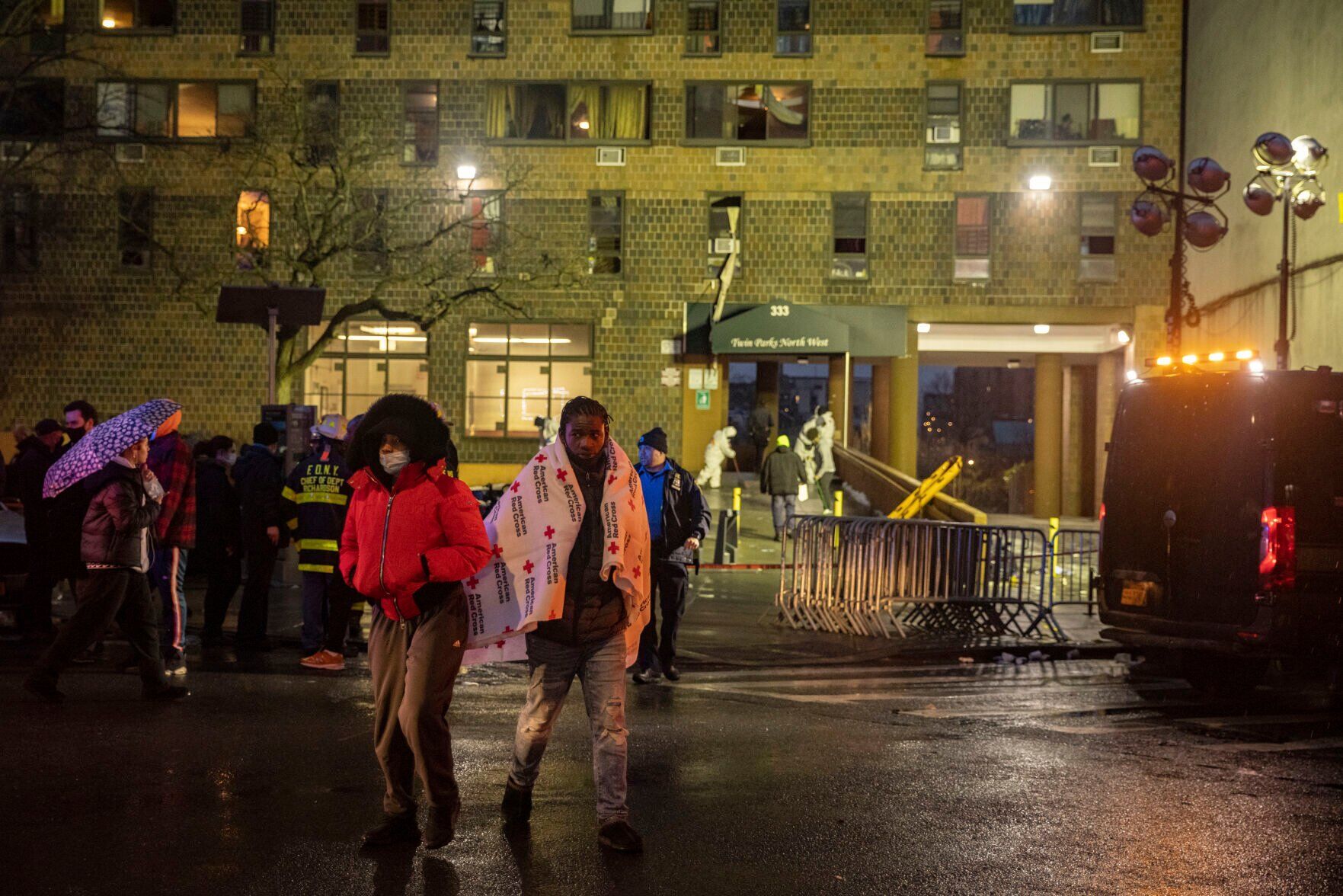 Apartment Building Fire